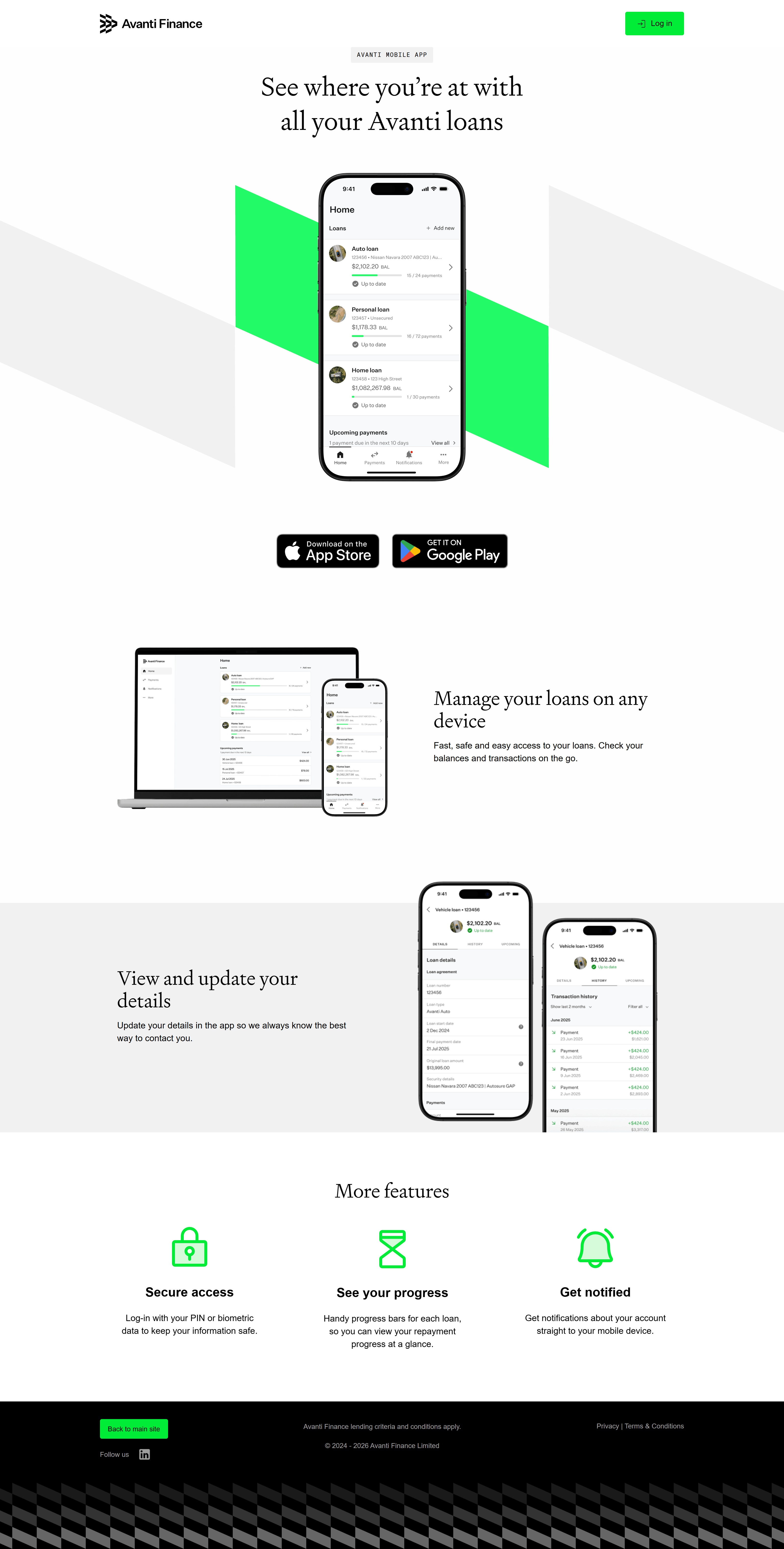 Avanti Customer App Multi-Device