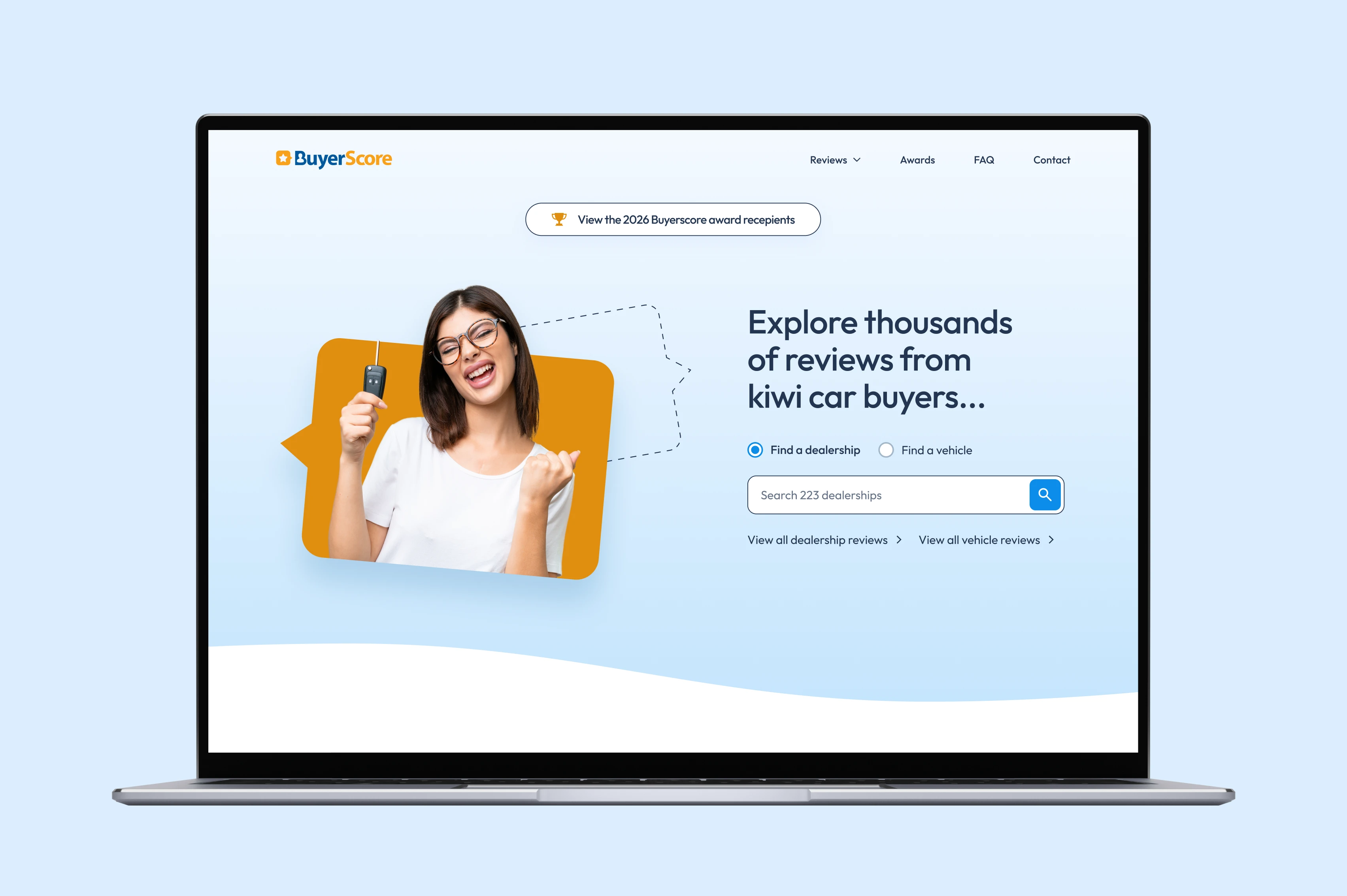 BuyerScore Website Redesign preview